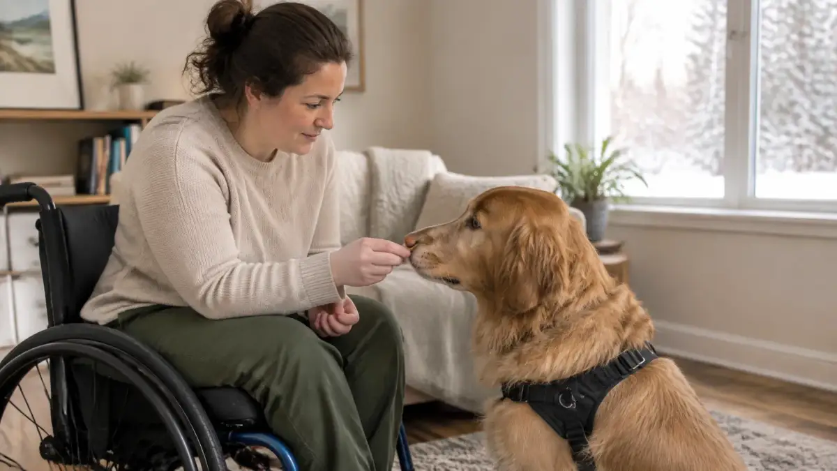 Can You Train Your Own Service Dog in Canada? — article cover for dog training guidance in Nova Scotia and British Columbia