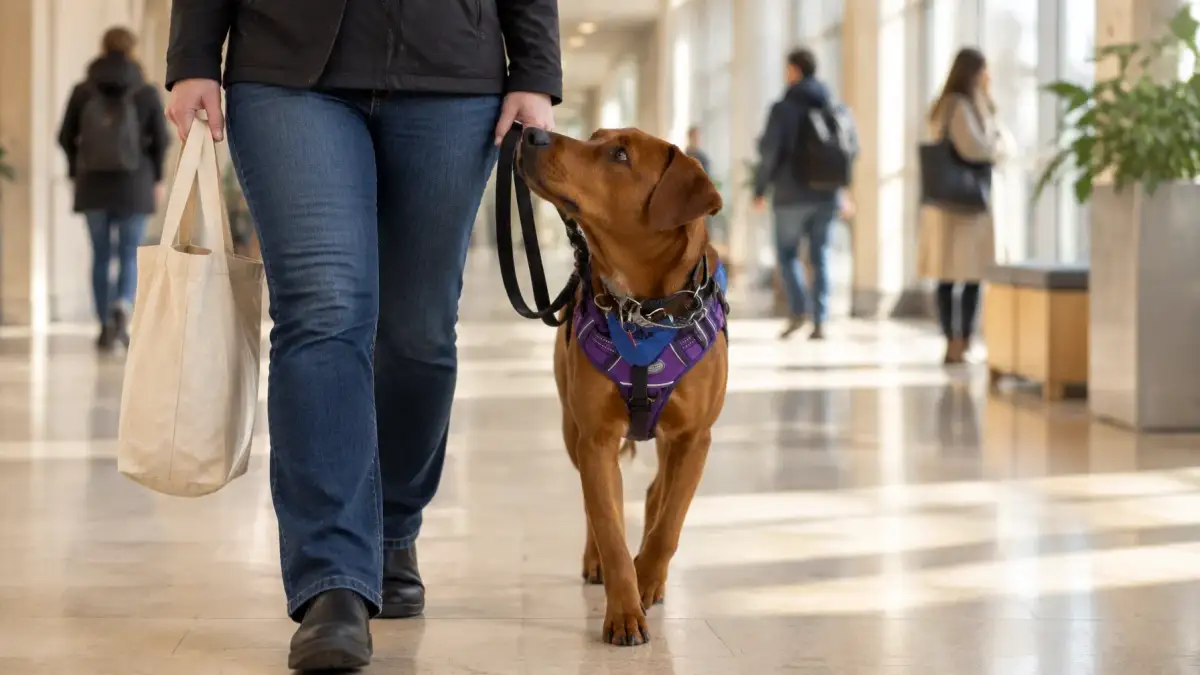 Service Dog Etiquette: What Should the Public Do Around a Working Service Dog? — article cover for dog training guidance in Nova Scotia and British Columbia