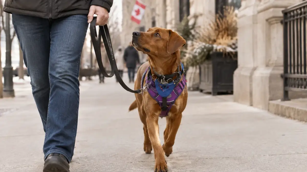 Service Dog vs. Emotional Support Animal in Canada: What's the Difference? — article cover for dog training guidance in Nova Scotia and British Columbia